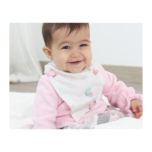 Set 2 Bavaglini Bandana Bambù e Cotone - Capriccio Baby