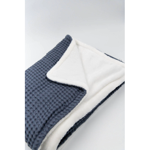Coperta Lettino Goffrato, in bambù organico + spugna peluche - Capriccio Baby