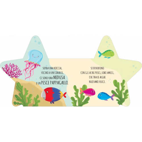 Shaped Board Books - Stella - Gli Amici Del Mare - Capriccio Baby