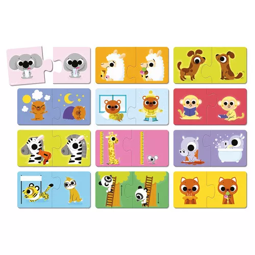 Puzzle degli opposti (da 20 a 49 pz) - Capriccio Baby