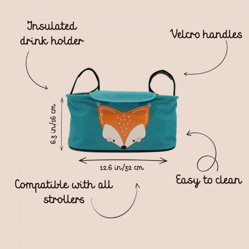 Borsa organizer per passeggino - Volpe Crunchy - Capriccio Baby