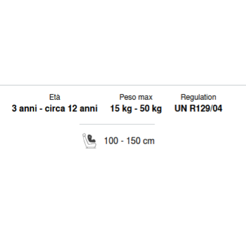 Solution G2 PLUS (100-150 cm) - Capriccio Baby