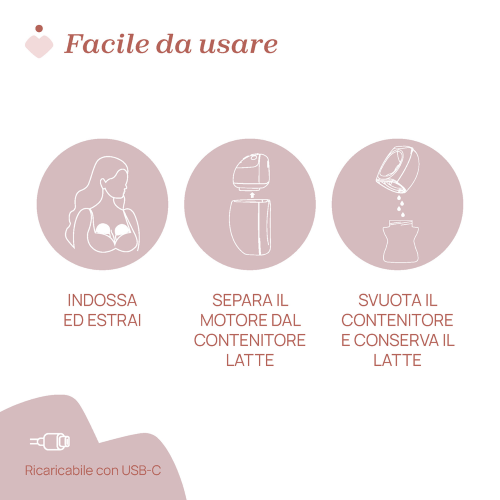 Alternative view of Tiralatte Indossabile Doppio