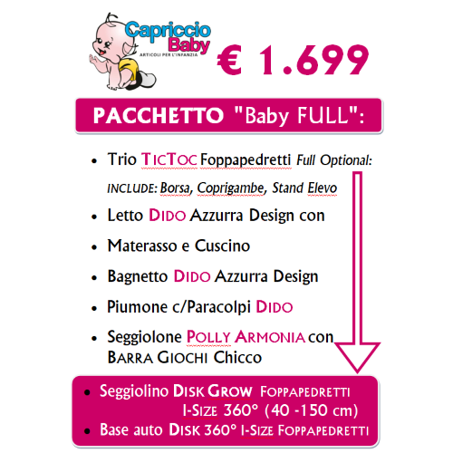 Alternative view of Pacchetto Nascita Baby FULL