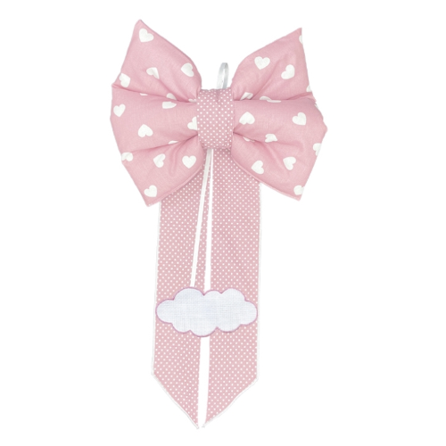 Fiocco Nascita Imbottito Cuori