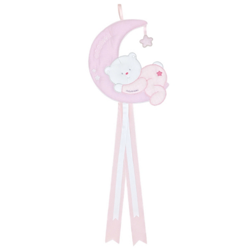 Fiocco Nascita Orsetto Luna 26 cm